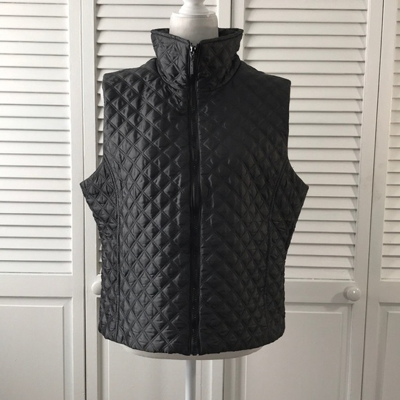 Weatherproof Gray Diamond Quilted Vest Size Large - Picture 1 of 7